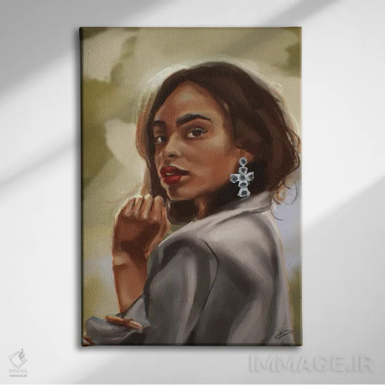 تابلو نگاه به گذشته اثر آماندا وایتهرست - نمای روبهرو روی دیوار