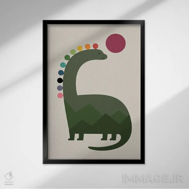 تابلو روشن شو اثر اندی وستفِیس - نمای قابدار مشکی