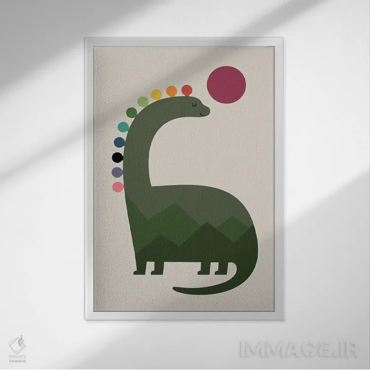 تابلو روشن شو اثر اندی وستفِیس - نمای قابدار سفید