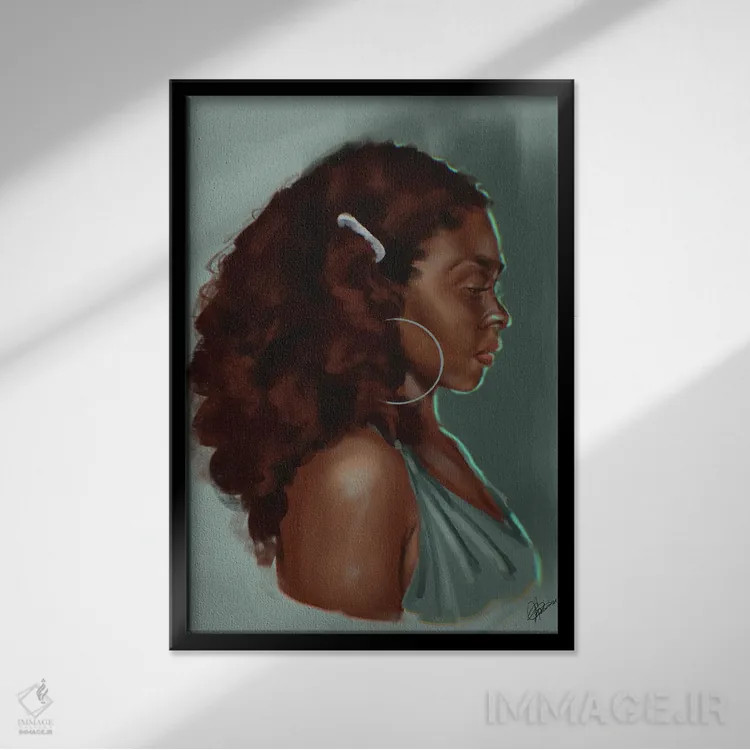 تابلو چارلی اثر آماندا وایتهرست - نمای قابدار مشکی