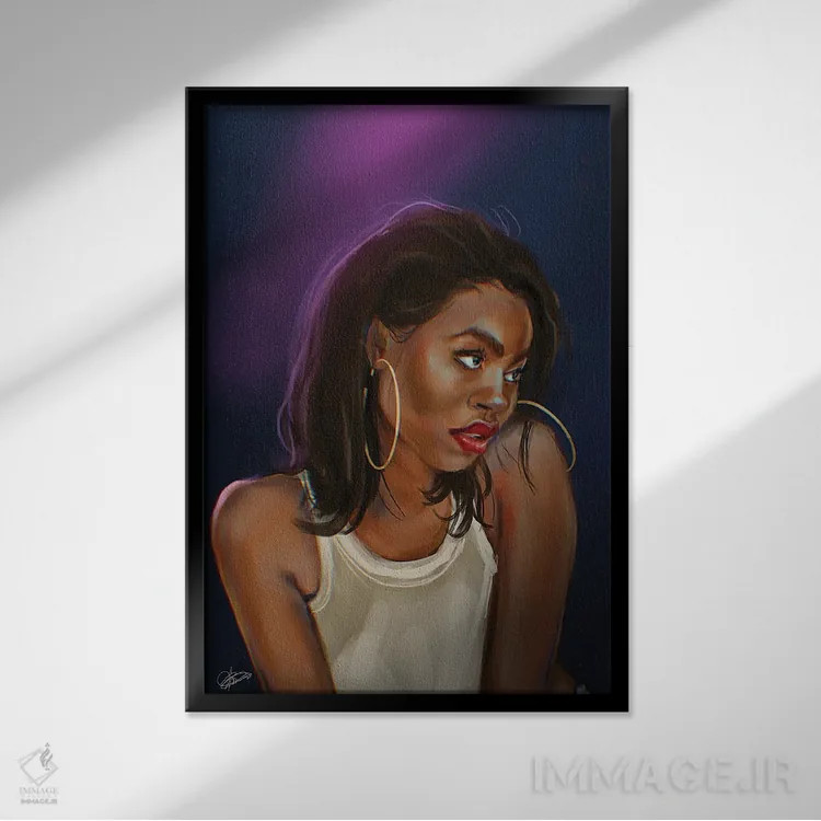 تابلو باشگاه عشق اثر آماندا وایتهرست - نمای قابدار مشکی