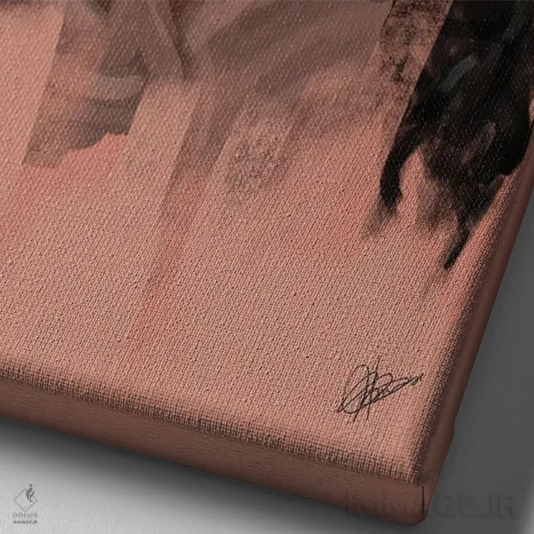 تابلو توت سیاه (میوه) اثر آماندا وایتهرست - نمای نزدیک بافت بوم