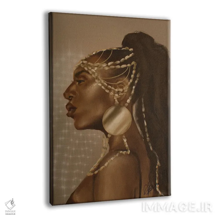 تابلو عشق طلایی اثر آماندا وایتهرست - نمای پرسپکتیو محصول