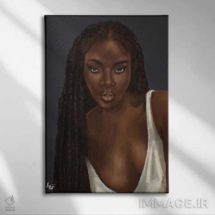 تابلو ۷ هزار (نماد عددی) اثر آماندا وایتهرست - نمای روبهرو روی دیوار