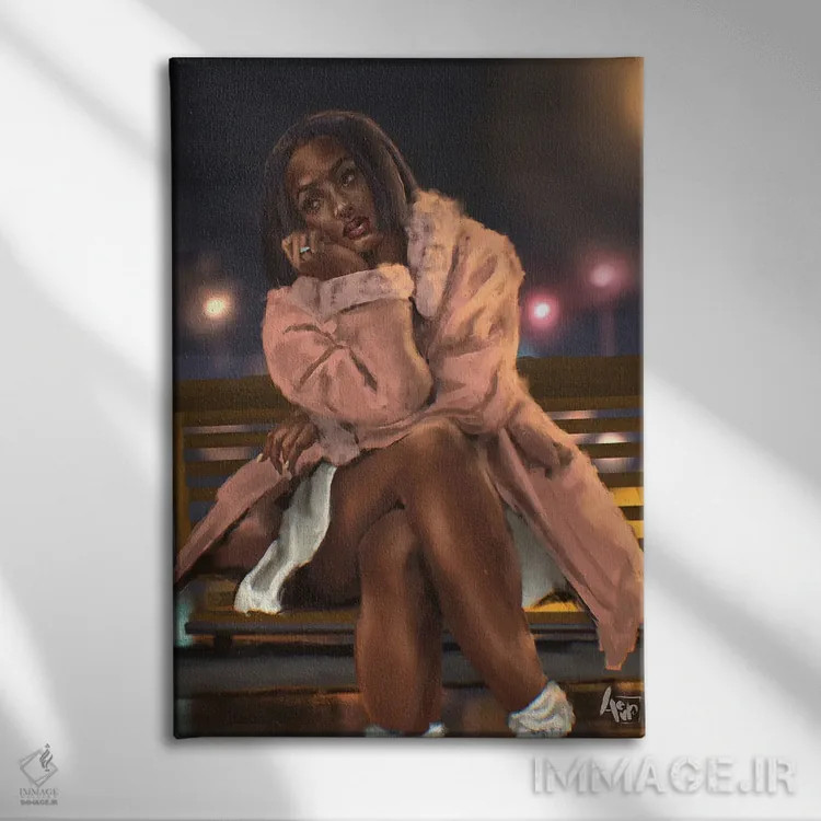 تابلو درون اثر آماندا وایتهرست - نمای روبهرو روی دیوار