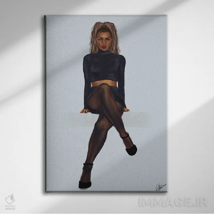 تابلو چگونه ملکه باشیم اثر آماندا وایتهرست - نمای روبهرو روی دیوار