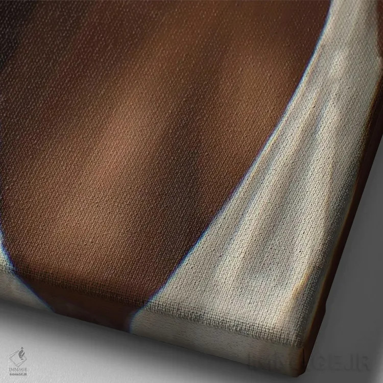 تابلو ۷ هزار (نماد عددی) اثر آماندا وایتهرست - نمای نزدیک بافت بوم