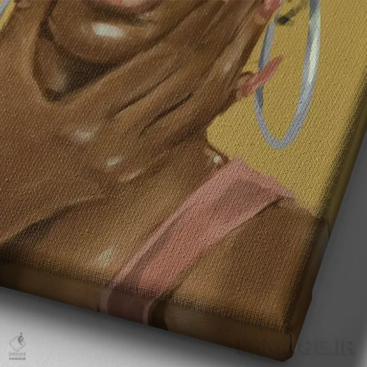 تابلو نسیم تابستانی اثر آماندا وایتهرست - نمای نزدیک بافت بوم