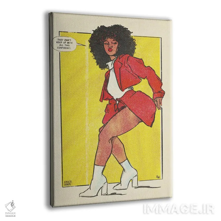 تابلو این امیسی کمیک مطمئن اثر آماندا وایتهرست - نمای پرسپکتیو محصول