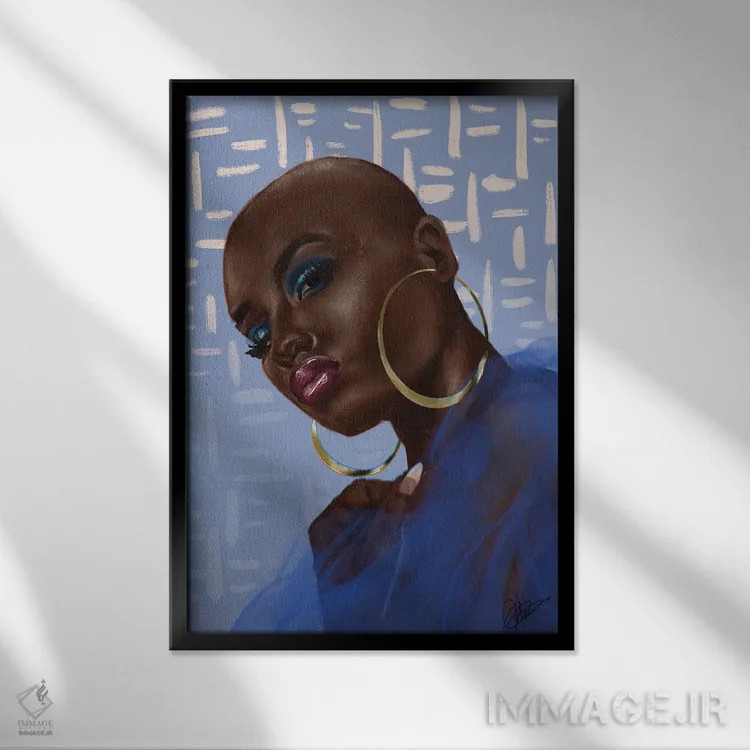 تابلو من هم اعتماد میخواهم اثر آماندا وایتهرست - نمای قابدار مشکی