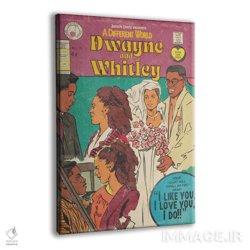 تابلو دویین و ویتلی (نام خاص) اثر آماندا وایتهرست - نمای پرسپکتیو محصول
