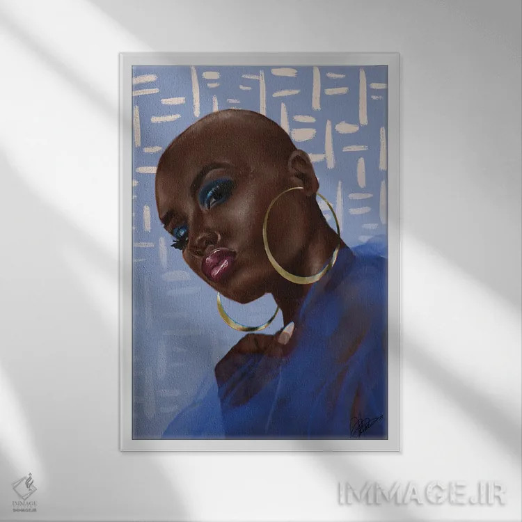 تابلو من هم اعتماد میخواهم اثر آماندا وایتهرست - نمای قابدار سفید