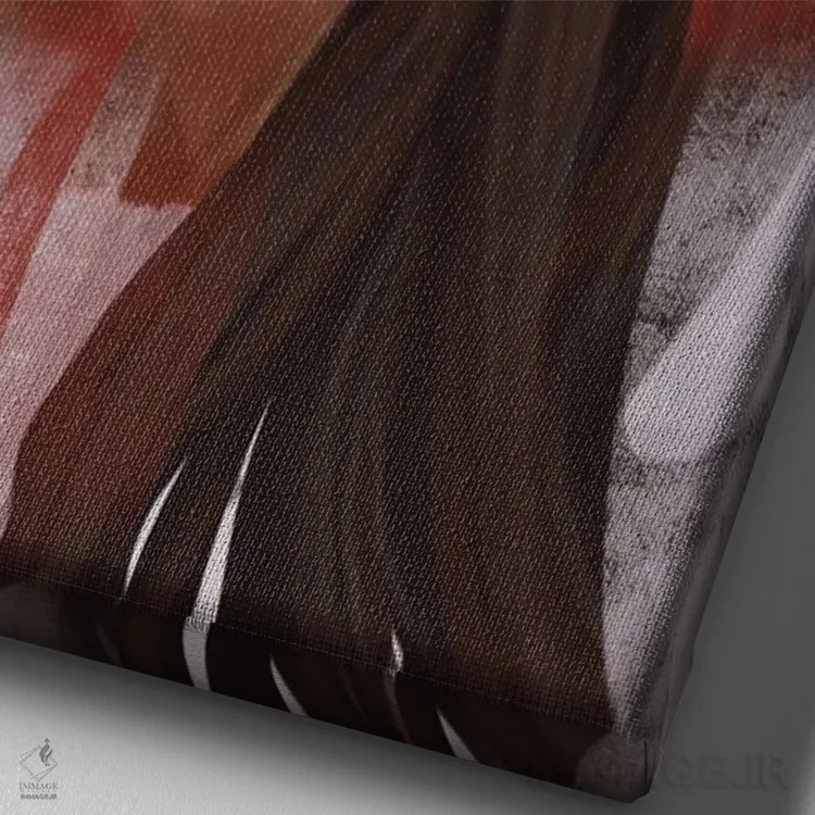 تابلو کریستال اثر آماندا وایتهرست - نمای نزدیک بافت بوم