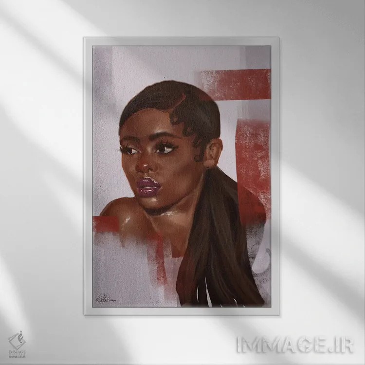 تابلو کریستال اثر آماندا وایتهرست - نمای قابدار سفید