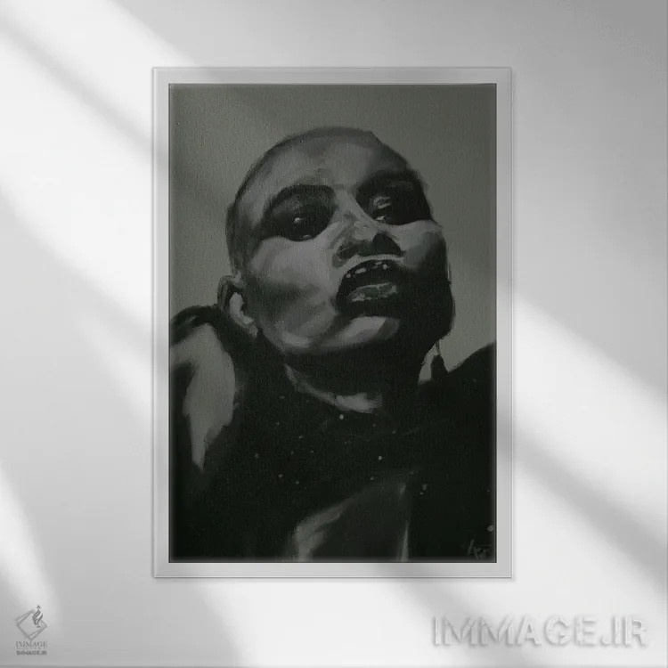 تابلو عظمت اثر آماندا وایتهرست - نمای قابدار سفید