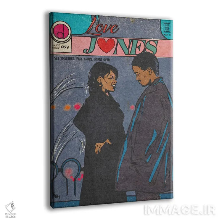 تابلو عشق جونز II (دوم) اثر آماندا وایتهرست - نمای پرسپکتیو محصول