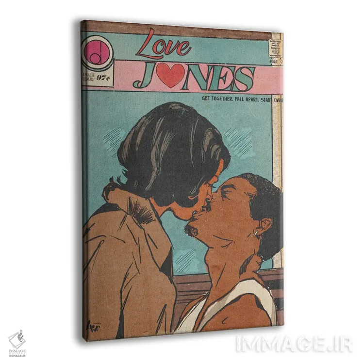 تابلو عشق جونز III (سوم) اثر آماندا وایتهرست - نمای پرسپکتیو محصول