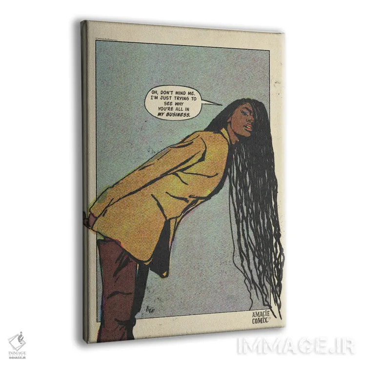 تابلو کسبوکار من (امیسی کمیک) اثر آماندا وایتهرست - نمای پرسپکتیو محصول