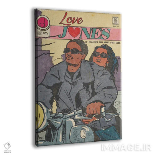 تابلو عشق جونز I (اول) اثر آماندا وایتهرست - نمای پرسپکتیو محصول