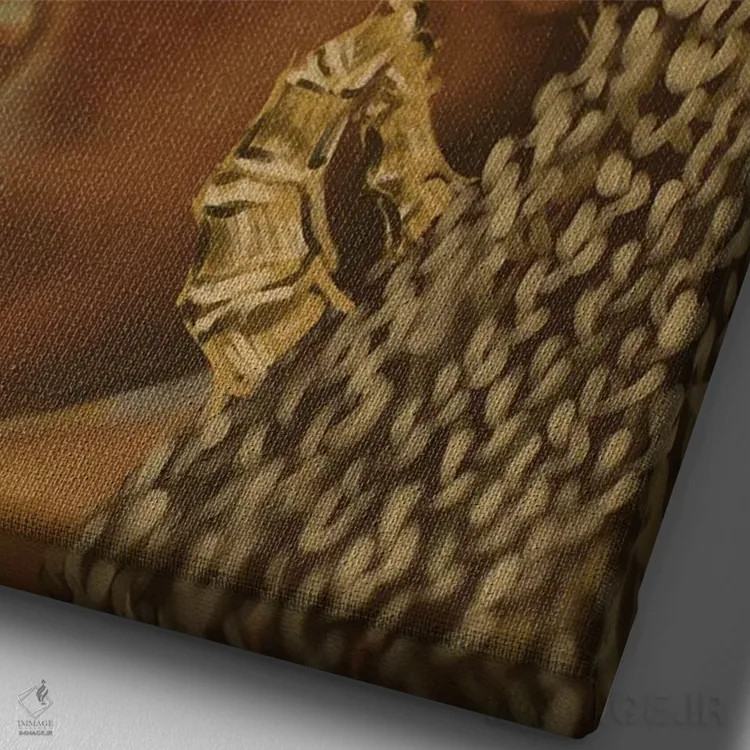 تابلو فروشگاه مو اثر آماندا وایتهرست - نمای نزدیک بافت بوم