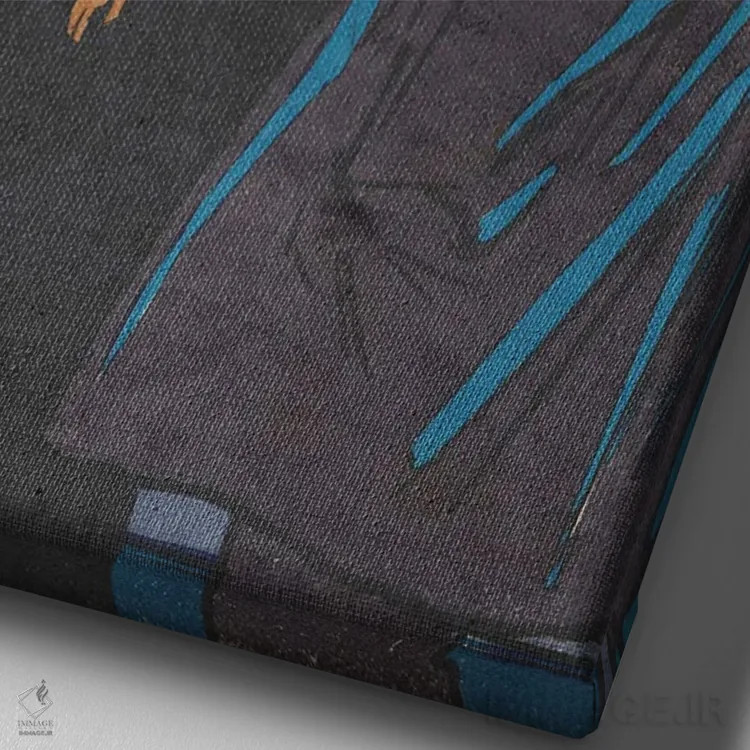 تابلو عشق جونز II (دوم) اثر آماندا وایتهرست - نمای نزدیک بافت بوم