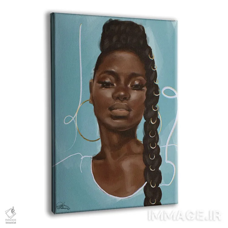 تابلو ملکه اثر آماندا وایتهرست - نمای پرسپکتیو محصول