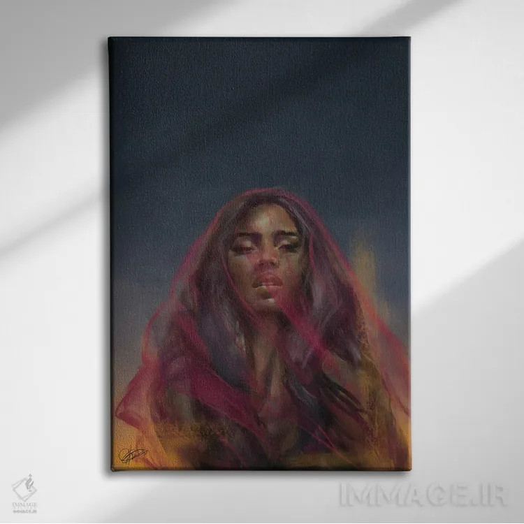 تابلو بیش از اندازه کافی اثر آماندا وایتهرست - نمای روبهرو روی دیوار