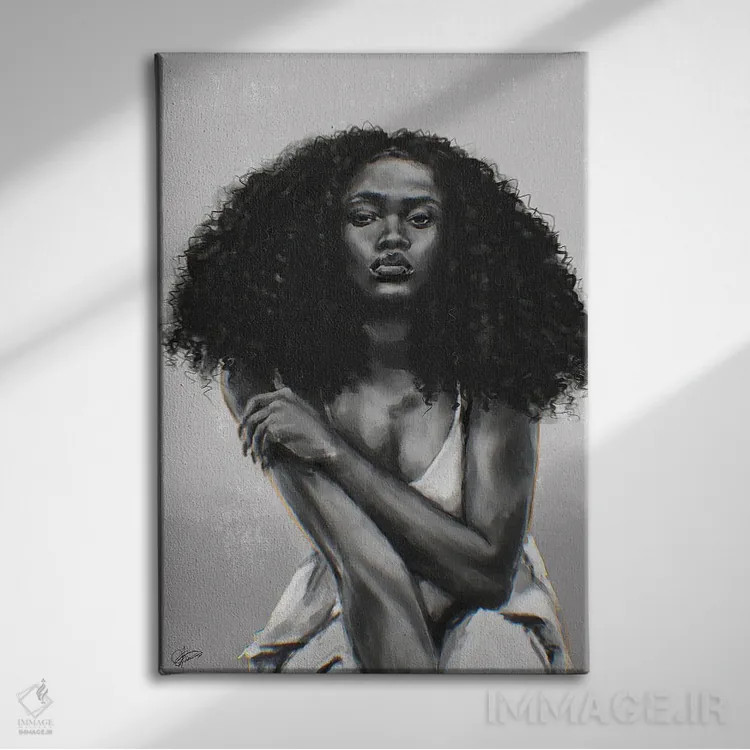 تابلو موقتی اثر آماندا وایتهرست - نمای روبهرو روی دیوار