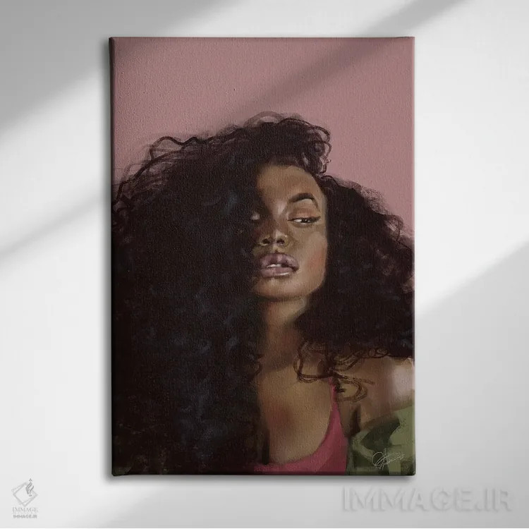 تابلو تریکسی (نام خاص) اثر آماندا وایتهرست - نمای روبهرو روی دیوار