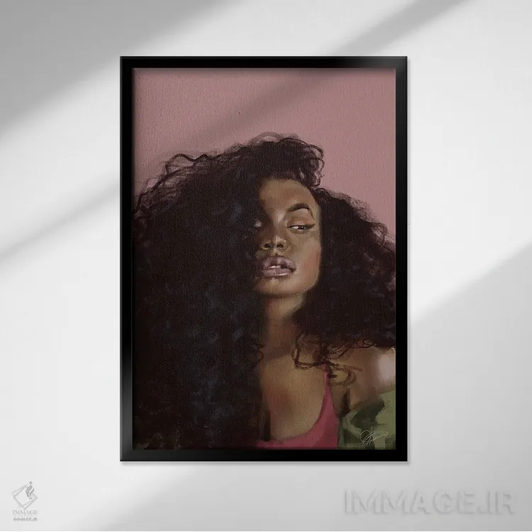 تابلو تریکسی (نام خاص) اثر آماندا وایتهرست - نمای قابدار مشکی