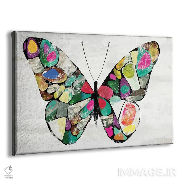 تابلو پروانه اثر ایمی ویلسون - نمای پرسپکتیو محصول
