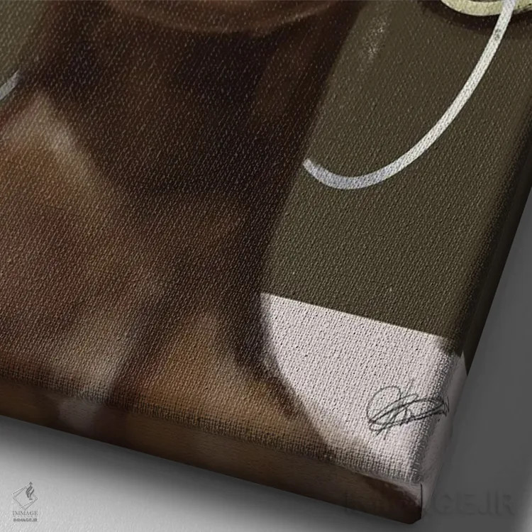 تابلو پَروازی با بیگودی اثر آماندا وایتهرست - نمای نزدیک بافت بوم