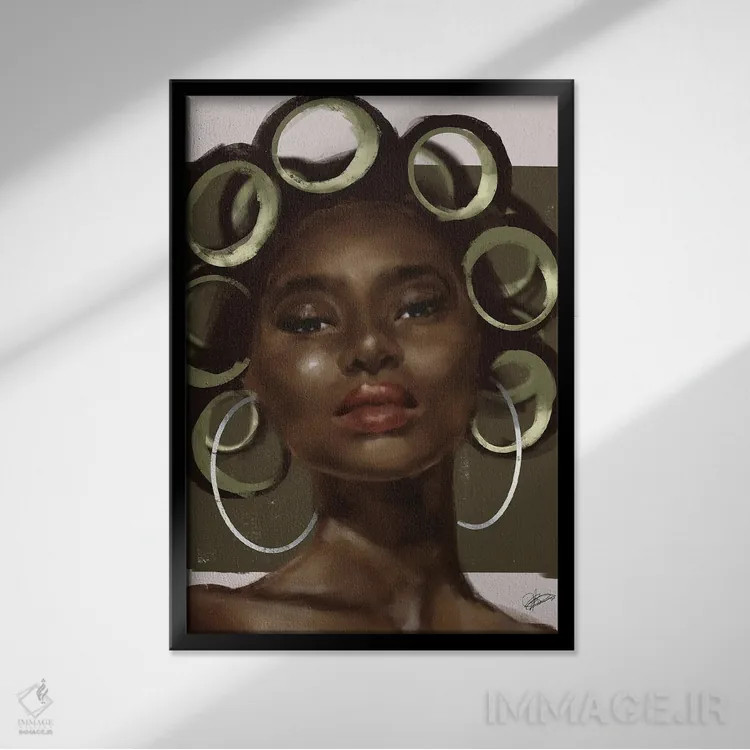 تابلو پَروازی با بیگودی اثر آماندا وایتهرست - نمای قابدار مشکی