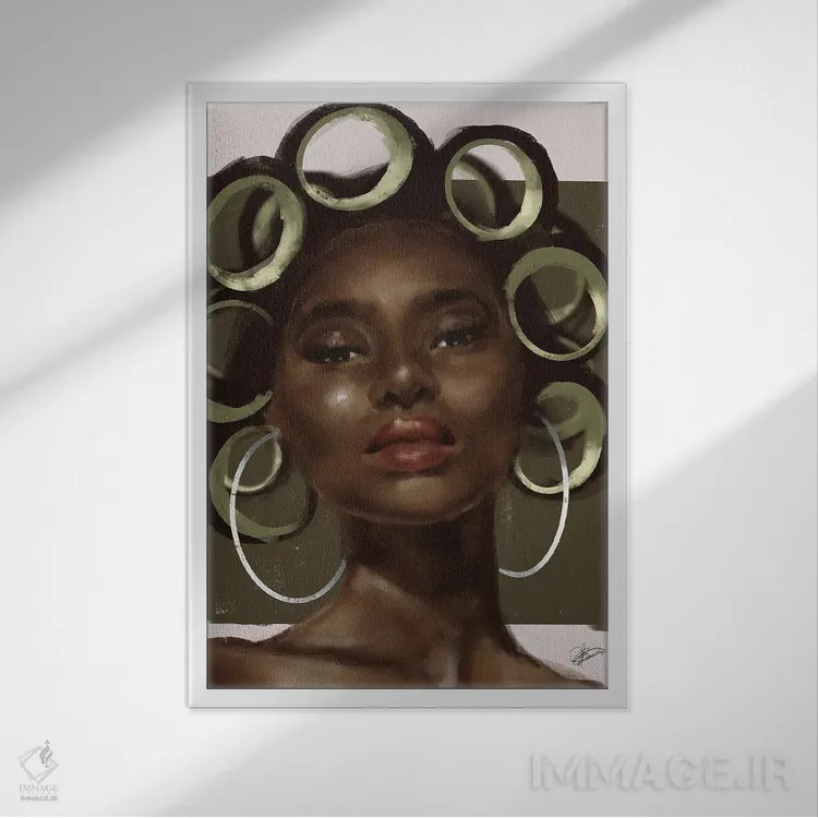 تابلو پَروازی با بیگودی اثر آماندا وایتهرست - نمای قابدار سفید