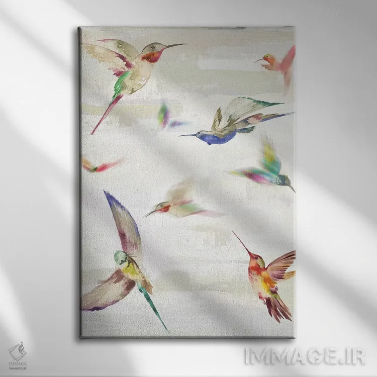 تابلو زمزمه II اثر ایمی ویلسون - نمای روبهرو روی دیوار