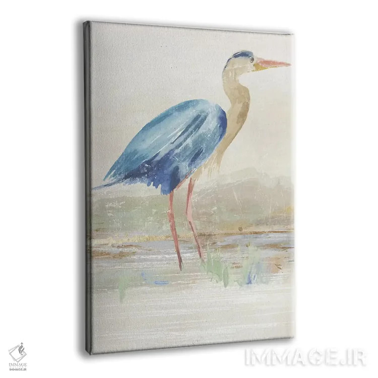 تابلو حواصیل در دریاچه اثر ایمی ویلسون - نمای پرسپکتیو محصول