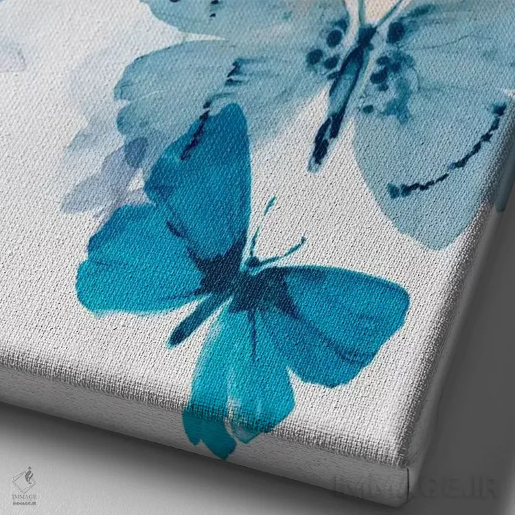 تابلو پرواز کن اثر ایمی ویلسون - نمای نزدیک بافت بوم