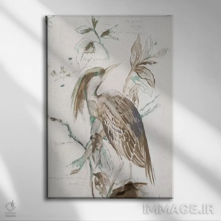 تابلو سایهٔ غروب اثر ایمی ویلسون - نمای روبهرو روی دیوار