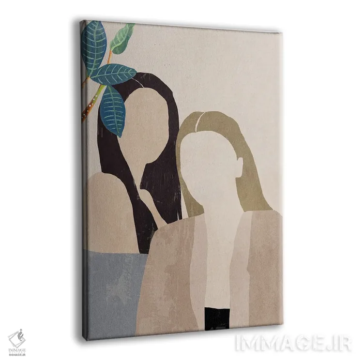 تابلو برگهای انبوه I اثر ایمی ویلسون - نمای پرسپکتیو محصول