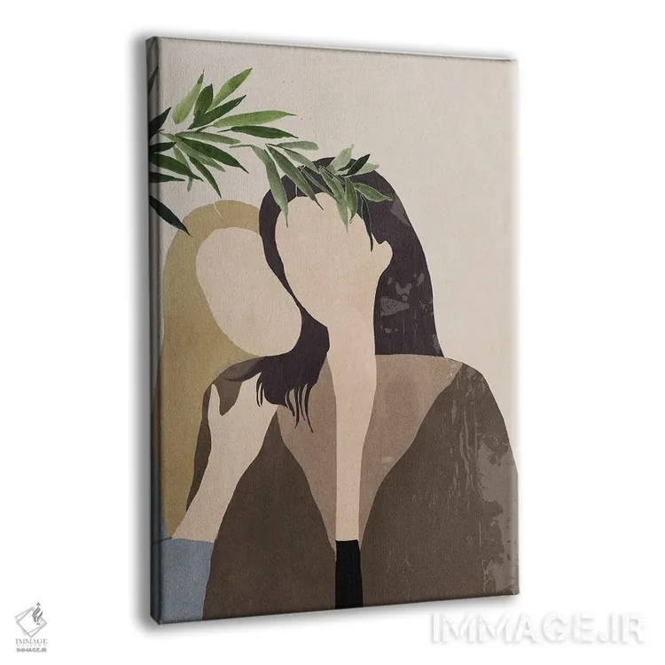 تابلو برگهای انبوه II اثر ایمی ویلسون - نمای پرسپکتیو محصول