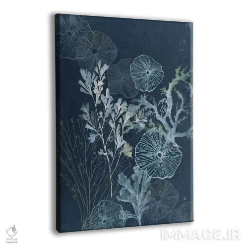 تابلو گنجینههای دریایی اثیری اثر ایمی ویلسون - نمای پرسپکتیو محصول