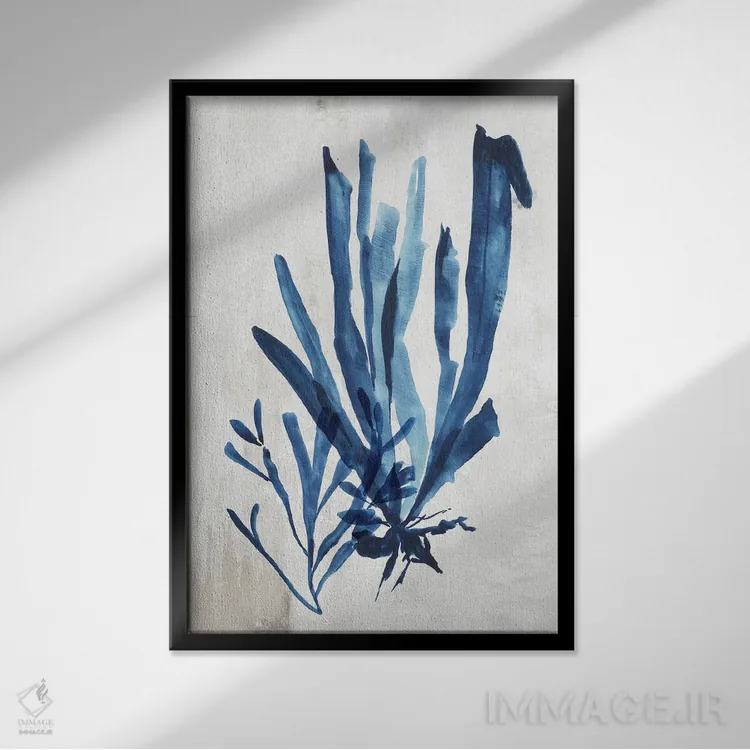 تابلو گیاه مرجانی III اثر ایمی ویلسون - نمای قابدار مشکی
