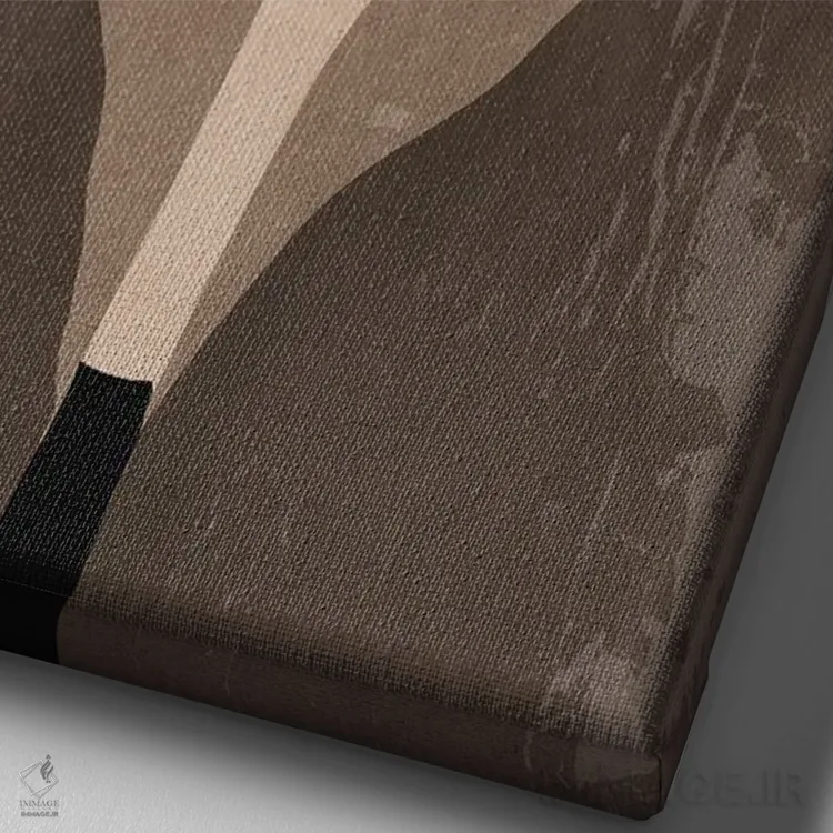 تابلو برگهای انبوه II اثر ایمی ویلسون - نمای نزدیک بافت بوم