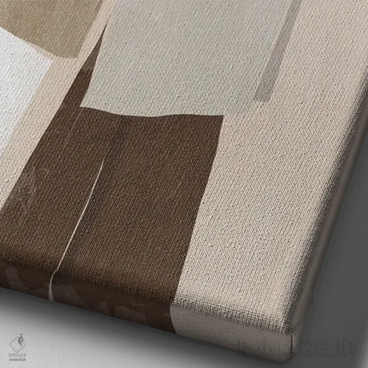 تابلو زن با روسری II اثر ایمی ویلسون - نمای نزدیک بافت بوم