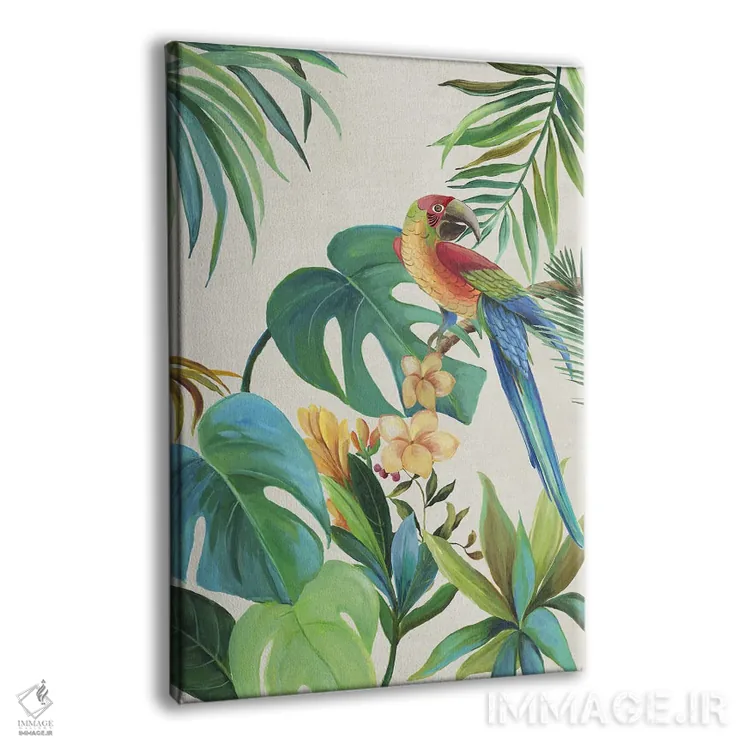 تابلو طوطی استوایی II اثر ایمی ویلسون - نمای پرسپکتیو محصول