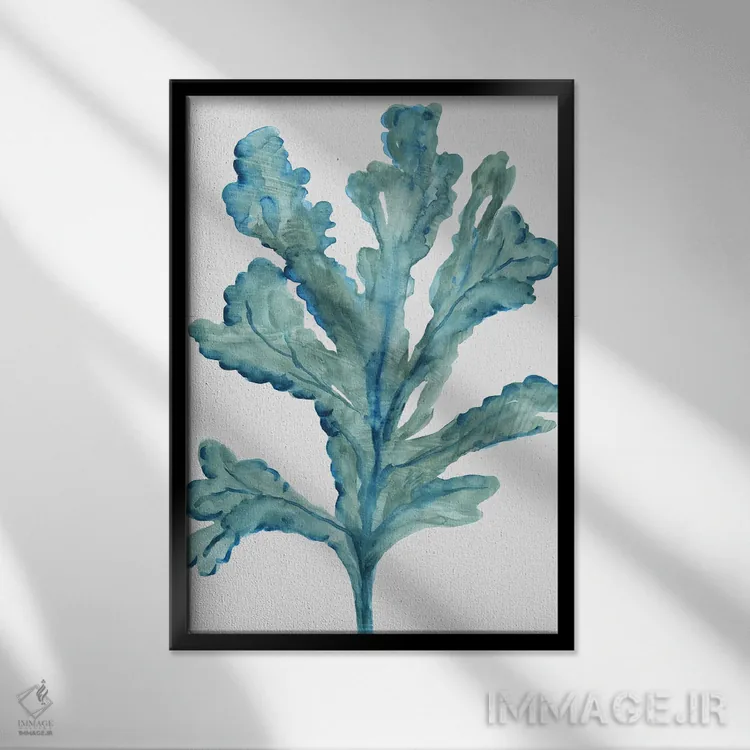 تابلو رویای صخرههای مرجانی III اثر ایمی ویلسون - نمای قابدار مشکی