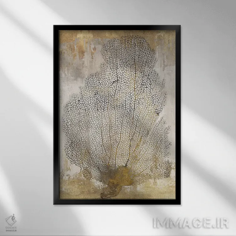 تابلو شکوه مرجان II اثر ایمی ویلسون - نمای قابدار مشکی