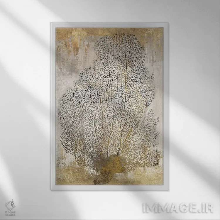 تابلو شکوه مرجان II اثر ایمی ویلسون - نمای قابدار سفید
