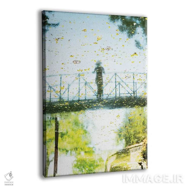 تابلو دختر روی پل اثر اندرو لِوِر - نمای پرسپکتیو محصول
