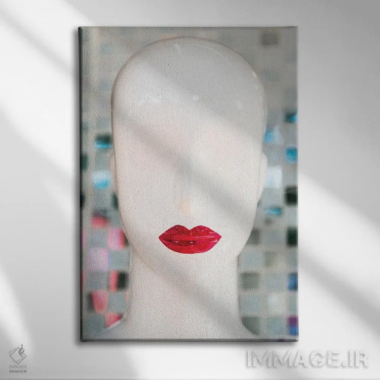 تابلو هوش مصنوعی اثر اندرو لِوِر - نمای روبهرو روی دیوار